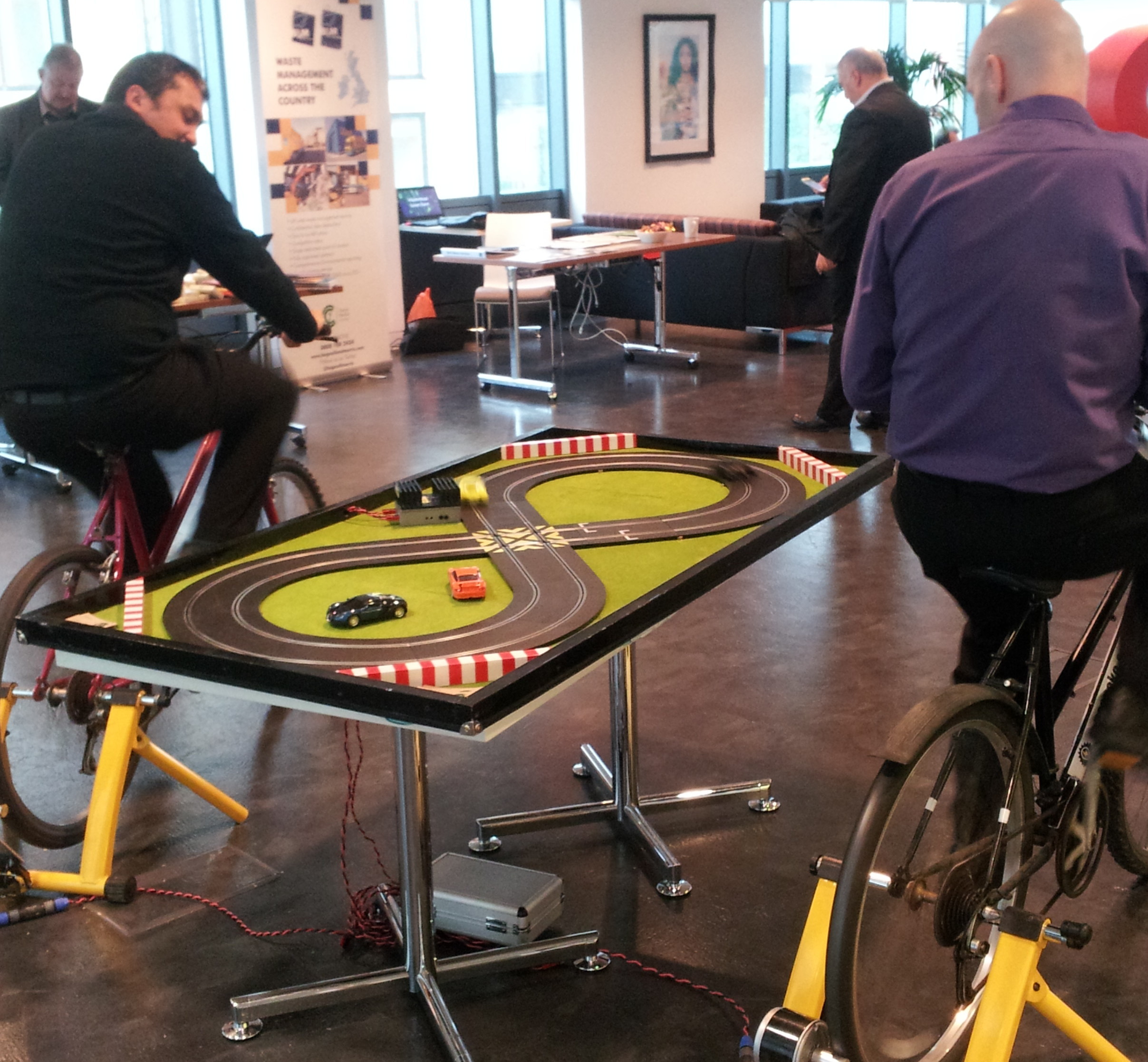 pedal powered scalextric