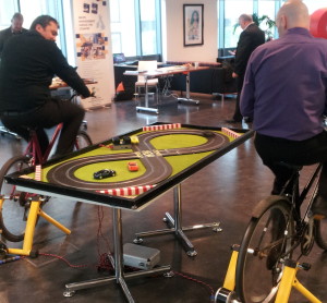 Pedal Powered Scalextric